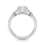 Round Nature Inspired Lab Grown Diamond Engagement Ring - VS1 D/E/F | 14K & 18K Gold | 14K Rose Gold | Round Lab Diamond | Picasso Gold & Diamond Chicago