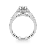 Oval Halo Lab Grown Diamond Engagement Ring - VS1 D/E/F | 14K & 18K Gold | 14K Rose Gold | Oval Lab Diamond | Picasso Gold & Diamond Chicago
