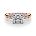 Round Classic Lab Grown Diamond Engagement Ring - VS1 D/E/F | 14K & 18K Gold | 18K Yellow Gold | Round Lab Diamond | Picasso Gold & Diamond Chicago