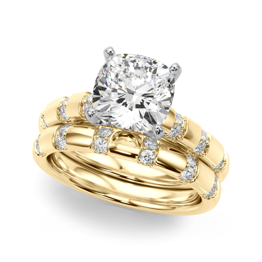 Round Classic Lab Grown Diamond Engagement Ring - VS1 D/E/F | 14K & 18K Gold | 18K Rose Gold | Round Lab Diamond | Picasso Gold & Diamond Chicago