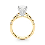 Round Classic Lab Grown Diamond Engagement Ring - VS1 D/E/F | 14K & 18K Gold | Lab Grown Diamond Engagement Ring | Picasso Gold & Diamond | Chicago
