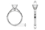 Round Classic Lab Grown Diamond Engagement Ring - VS1 D/E/F | 14K & 18K Gold | Lab Grown Diamond Engagement Ring | Picasso Gold & Diamond | Chicago