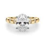 Round Classic Lab Grown Diamond Engagement Ring - VS1 D/E/F | 14K & 18K Gold | Platinum | Round Lab Diamond | Picasso Gold & Diamond Chicago