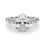 Round Classic Lab Grown Diamond Engagement Ring - VS1 D/E/F | 14K & 18K Gold | Lab Grown Diamond Engagement Ring | Picasso Gold & Diamond | Chicago