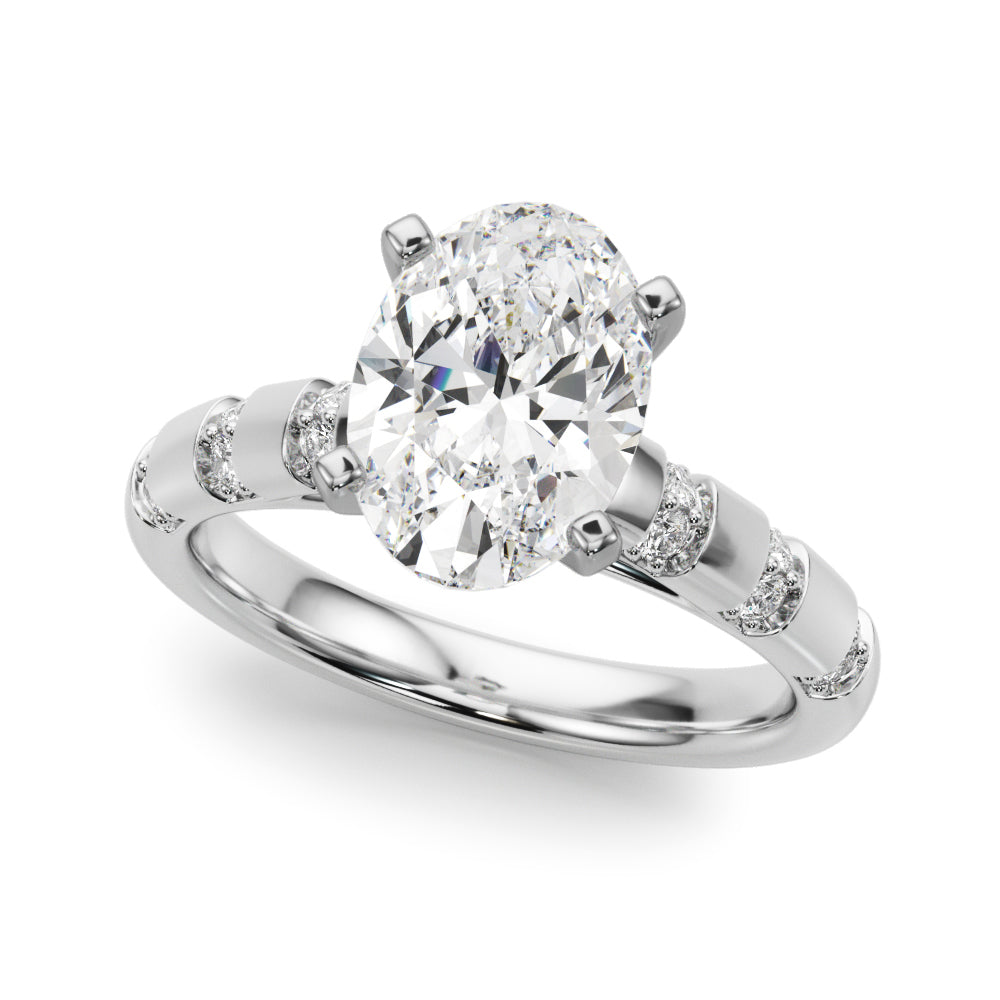 Round Classic Lab Grown Diamond Engagement Ring - VS1 D/E/F | 14K & 18K Gold | Lab Grown Diamond Engagement Ring | Picasso Gold & Diamond | Chicago