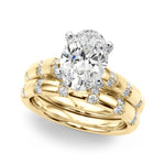 Round Classic Lab Grown Diamond Engagement Ring - VS1 D/E/F | 14K & 18K Gold | Lab Grown Diamond Engagement Ring | Picasso Gold & Diamond | Chicago