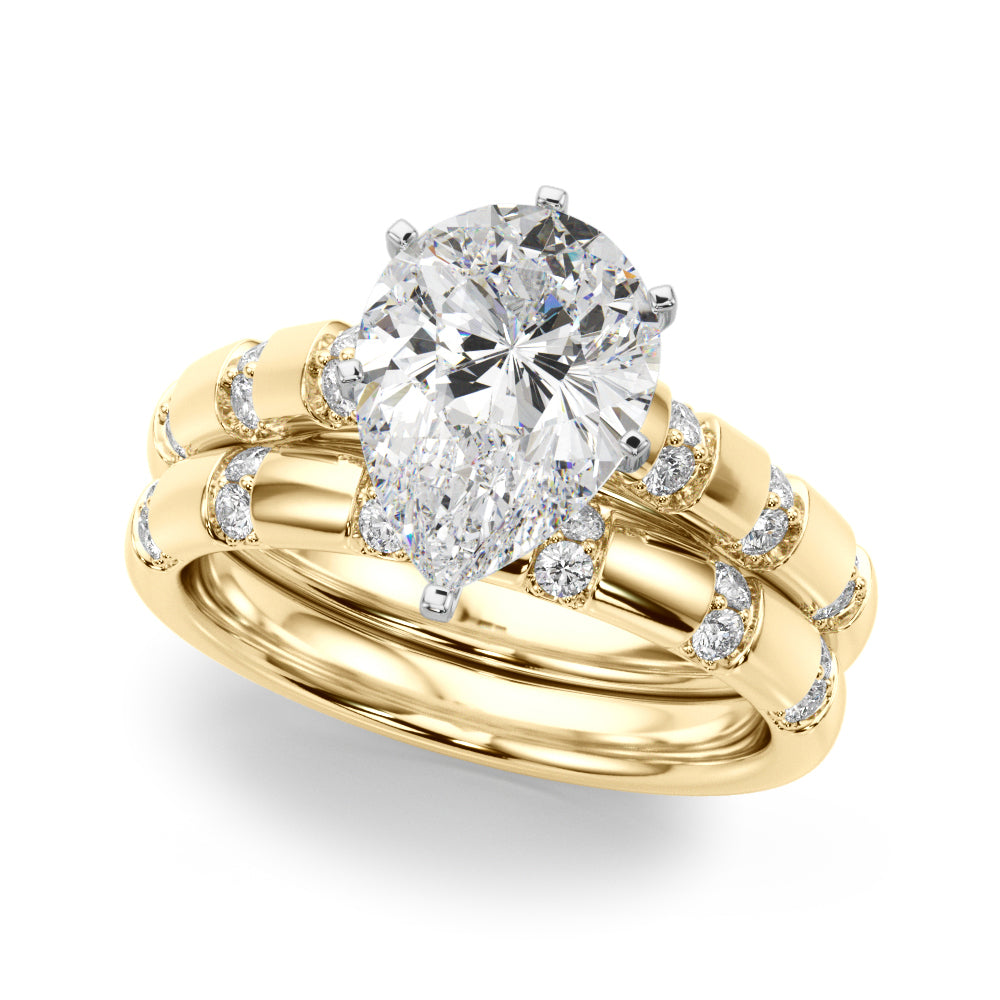 Round Classic Lab Grown Diamond Engagement Ring - VS1 D/E/F | 14K & 18K Gold | 14K White Gold | Round Lab Diamond | Picasso Gold & Diamond Chicago