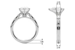 Round Classic Lab Grown Diamond Engagement Ring - VS1 D/E/F | 14K & 18K Gold | Platinum | Round Lab Diamond | Picasso Gold & Diamond Chicago
