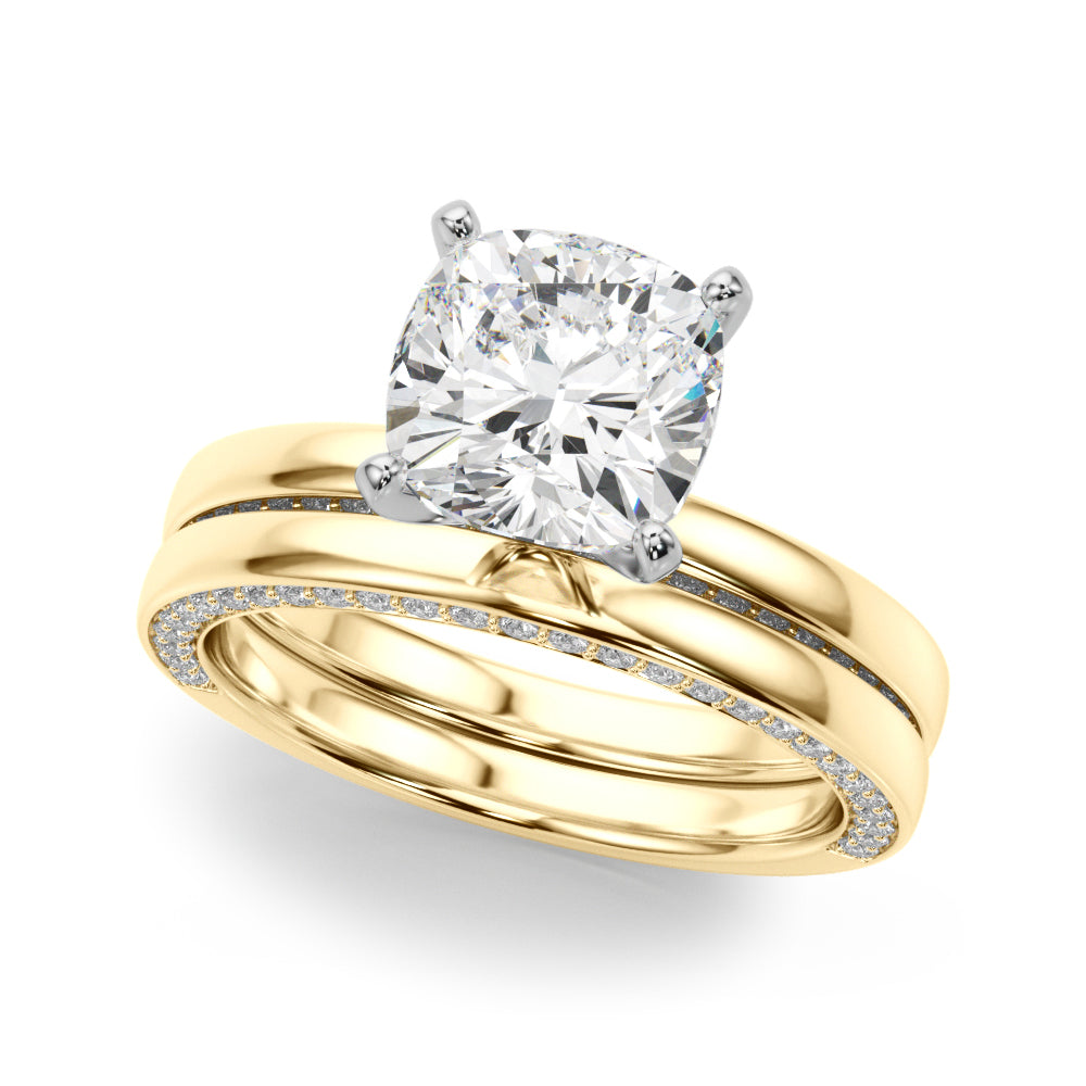 Round Solitaire Lab Grown Diamond Engagement Ring - VS1 D/E/F | 14K & 18K Gold | 18K Rose Gold | Round Lab Diamond | Picasso Gold & Diamond Chicago