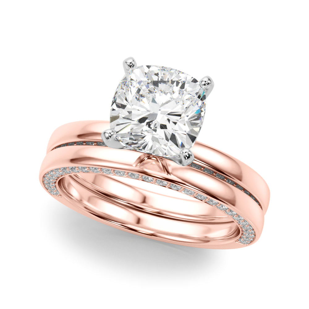 Round Solitaire Lab Grown Diamond Engagement Ring - VS1 D/E/F | 14K & 18K Gold | Platinum | Round Lab Diamond | Picasso Gold & Diamond Chicago