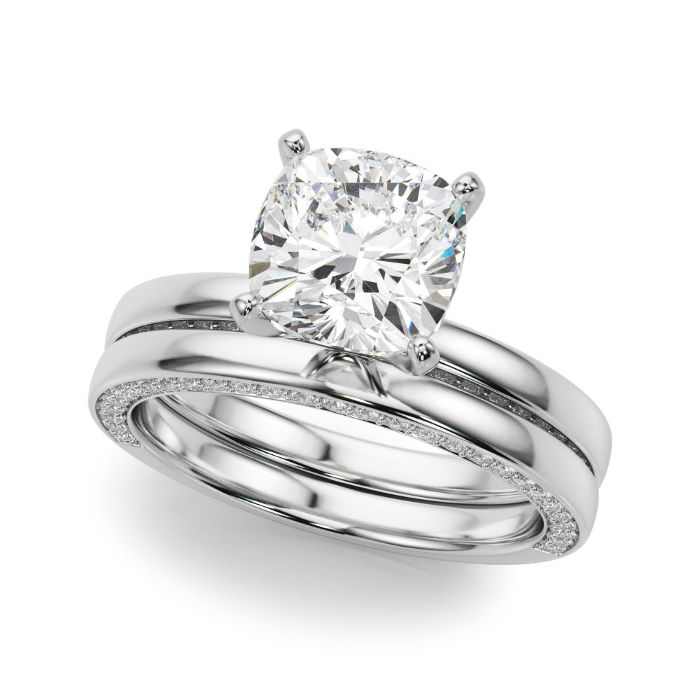 Round Solitaire Lab Grown Diamond Engagement Ring - VS1 D/E/F | 14K & 18K Gold | Platinum | Round Lab Diamond | Picasso Gold & Diamond Chicago
