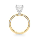 Round Solitaire Lab Grown Diamond Engagement Ring - VS1 D/E/F | 14K & 18K Gold | Lab Grown Diamond Engagement Ring | Picasso Gold & Diamond | Chicago