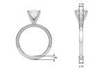Round Solitaire Lab Grown Diamond Engagement Ring - VS1 D/E/F | 14K & 18K Gold | Lab Grown Diamond Engagement Ring | Picasso Gold & Diamond | Chicago