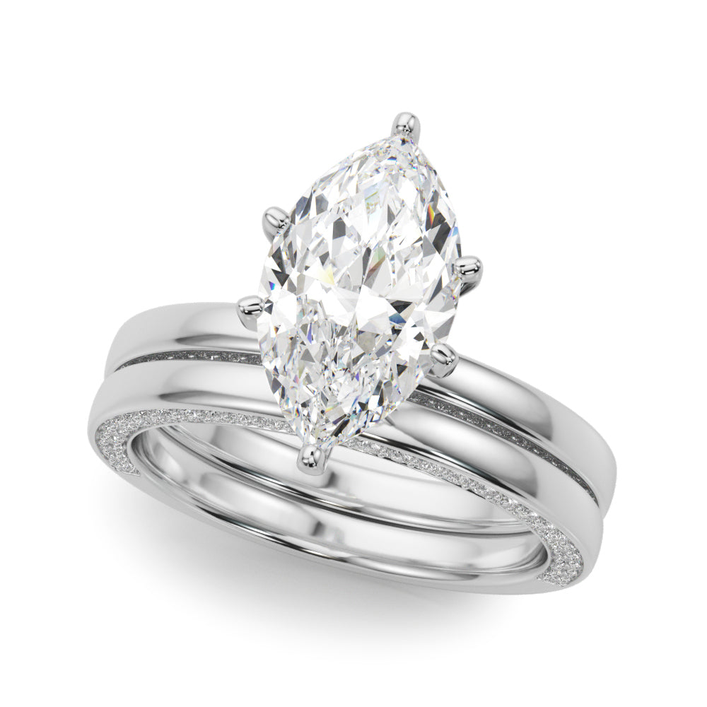 Round Solitaire Lab Grown Diamond Engagement Ring - VS1 D/E/F | 14K & 18K Gold | 14K Yellow Gold | Round Lab Diamond | Picasso Gold & Diamond Chicago