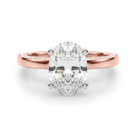 Round Solitaire Lab Grown Diamond Engagement Ring - VS1 D/E/F | 14K & 18K Gold | Lab Grown Diamond Engagement Ring | Picasso Gold & Diamond | Chicago