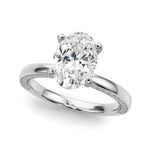 Round Solitaire Lab Grown Diamond Engagement Ring - VS1 D/E/F | 14K & 18K Gold | Lab Grown Diamond Engagement Ring | Picasso Gold & Diamond | Chicago