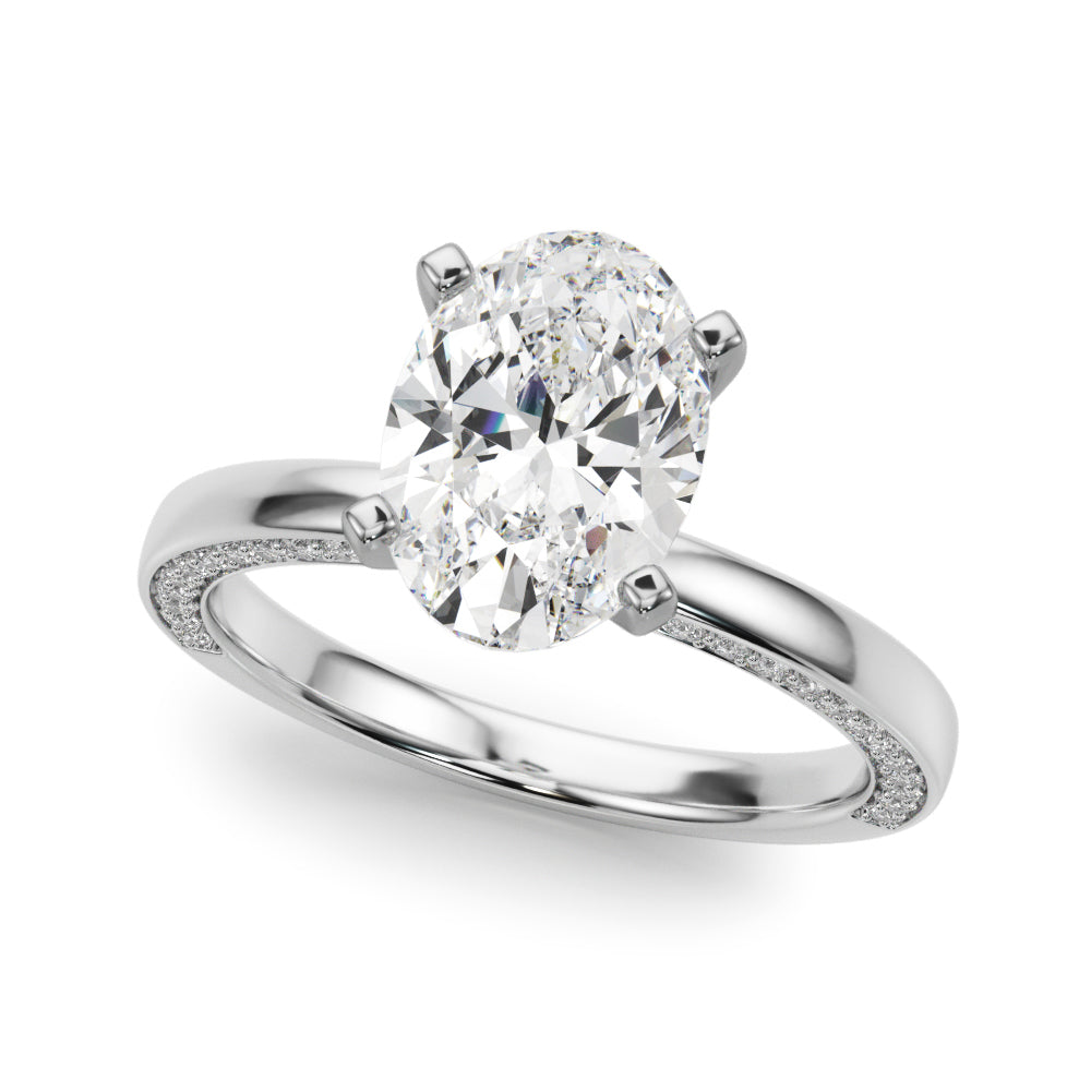 Round Solitaire Lab Grown Diamond Engagement Ring - VS1 D/E/F | 14K & 18K Gold | Lab Grown Diamond Engagement Ring | Picasso Gold & Diamond | Chicago