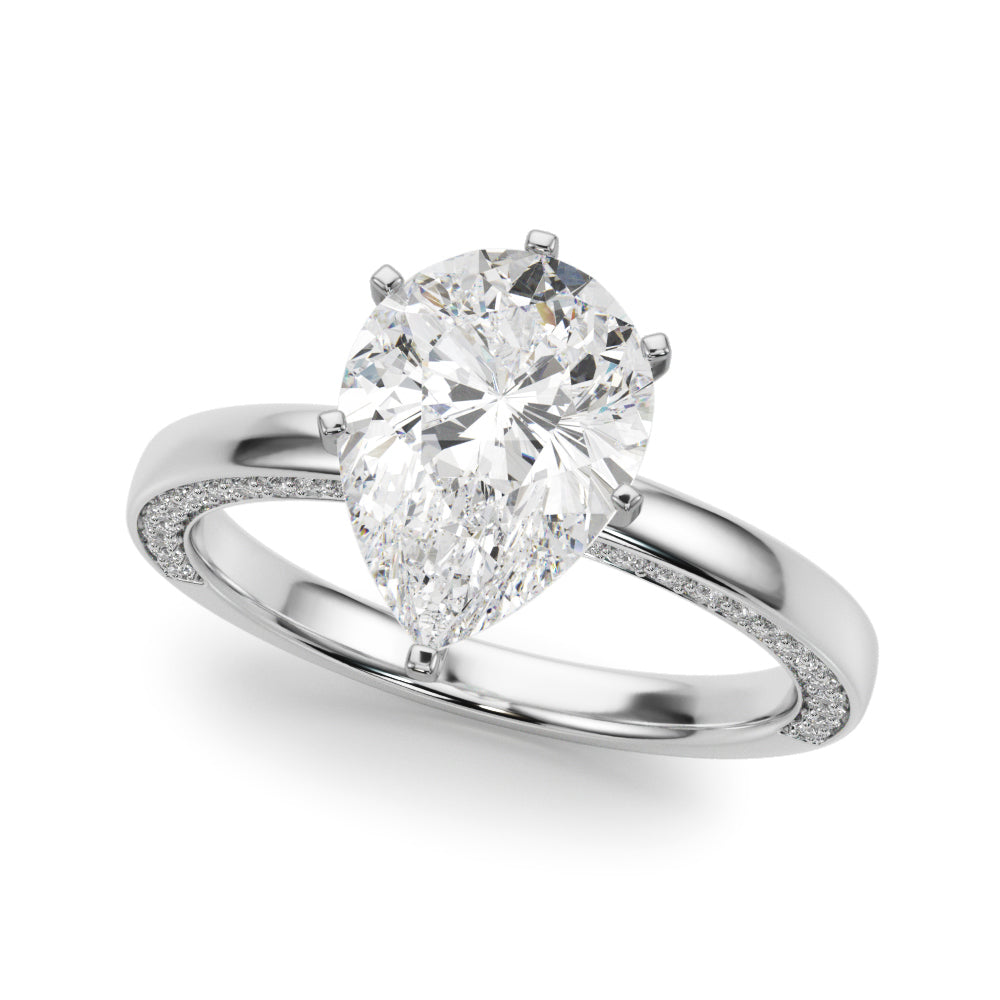 Round Solitaire Lab Grown Diamond Engagement Ring - VS1 D/E/F | 14K & 18K Gold | 14K White Gold | Round Lab Diamond | Picasso Gold & Diamond Chicago