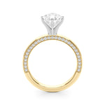 Round Solitaire Lab Grown Diamond Engagement Ring - VS1 D/E/F | 14K & 18K Gold | 18K White Gold | Round Lab Diamond | Picasso Gold & Diamond Chicago