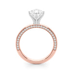 Round Solitaire Lab Grown Diamond Engagement Ring - VS1 D/E/F | 14K & 18K Gold | 18K Yellow Gold | Round Lab Diamond | Picasso Gold & Diamond Chicago