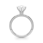 Round Solitaire Lab Grown Diamond Engagement Ring - VS1 D/E/F | 14K & 18K Gold | 18K Yellow Gold | Round Lab Diamond | Picasso Gold & Diamond Chicago