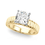 Round Solitaire Lab Grown Diamond Engagement Ring - VS1 D/E/F | 14K & 18K Gold | 18K White Gold | Round Lab Diamond | Picasso Gold & Diamond Chicago