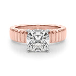 Round Solitaire Lab Grown Diamond Engagement Ring - VS1 D/E/F | 14K & 18K Gold | 18K Yellow Gold | Round Lab Diamond | Picasso Gold & Diamond Chicago