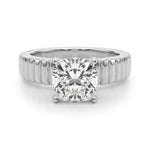 Round Solitaire Lab Grown Diamond Engagement Ring - VS1 D/E/F | 14K & 18K Gold | 18K Yellow Gold | Round Lab Diamond | Picasso Gold & Diamond Chicago