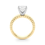 Round Solitaire Lab Grown Diamond Engagement Ring - VS1 D/E/F | 14K & 18K Gold | Lab Grown Diamond Engagement Ring | Picasso Gold & Diamond | Chicago
