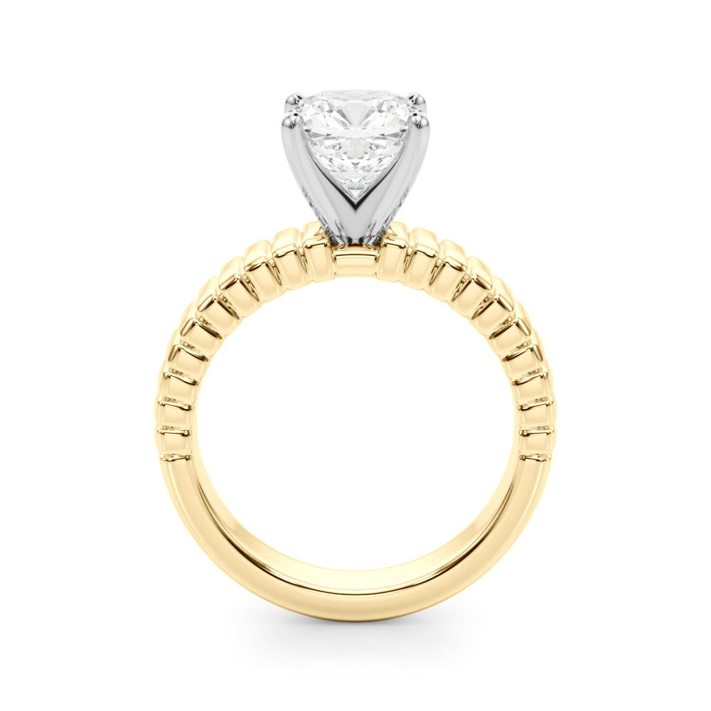 Round Solitaire Lab Grown Diamond Engagement Ring - VS1 D/E/F | 14K & 18K Gold | Lab Grown Diamond Engagement Ring | Picasso Gold & Diamond | Chicago