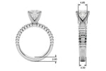Round Solitaire Lab Grown Diamond Engagement Ring - VS1 D/E/F | 14K & 18K Gold | Lab Grown Diamond Engagement Ring | Picasso Gold & Diamond | Chicago
