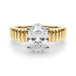 Round Solitaire Lab Grown Diamond Engagement Ring - VS1 D/E/F | 14K & 18K Gold | Platinum | Round Lab Diamond | Picasso Gold & Diamond Chicago