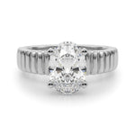 Round Solitaire Lab Grown Diamond Engagement Ring - VS1 D/E/F | 14K & 18K Gold | Lab Grown Diamond Engagement Ring | Picasso Gold & Diamond | Chicago