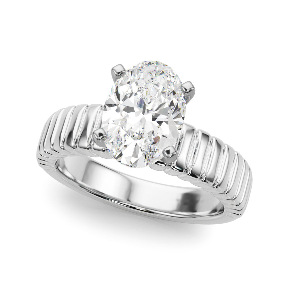 Round Solitaire Lab Grown Diamond Engagement Ring - VS1 D/E/F | 14K & 18K Gold | Lab Grown Diamond Engagement Ring | Picasso Gold & Diamond | Chicago