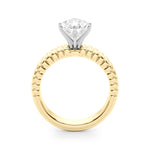 Round Solitaire Lab Grown Diamond Engagement Ring - VS1 D/E/F | 14K & 18K Gold | 18K White Gold | Round Lab Diamond | Picasso Gold & Diamond Chicago