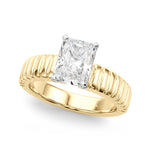 Round Solitaire Lab Grown Diamond Engagement Ring - VS1 D/E/F | 14K & 18K Gold | Lab Grown Diamond Engagement Ring | Picasso Gold & Diamond | Chicago
