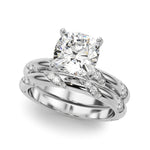 Round Twisted Shank Lab Grown Diamond Engagement Ring - VS1 D/E/F | 14K & 18K Gold | Platinum | Round Lab Diamond | Picasso Gold & Diamond Chicago