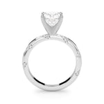Round Twisted Shank Lab Grown Diamond Engagement Ring - VS1 D/E/F | 14K & 18K Gold | Lab Grown Diamond Engagement Ring | Picasso Gold & Diamond | Chicago