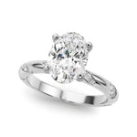 Round Twisted Shank Lab Grown Diamond Engagement Ring - VS1 D/E/F | 14K & 18K Gold | Lab Grown Diamond Engagement Ring | Picasso Gold & Diamond | Chicago