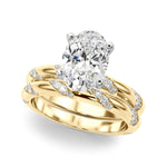Round Twisted Shank Lab Grown Diamond Engagement Ring - VS1 D/E/F | 14K & 18K Gold | Lab Grown Diamond Engagement Ring | Picasso Gold & Diamond | Chicago