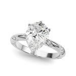 Round Twisted Shank Lab Grown Diamond Engagement Ring - VS1 D/E/F | 14K & 18K Gold | 14K White Gold | Round Lab Diamond | Picasso Gold & Diamond Chicago