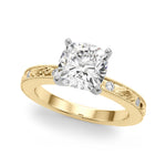 Round Solitaire Lab Grown Diamond Engagement Ring - VS1 D/E/F | 14K & 18K Gold | 18K White Gold | Round Lab Diamond | Picasso Gold & Diamond Chicago