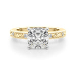 Round Solitaire Lab Grown Diamond Engagement Ring - VS1 D/E/F | 14K & 18K Gold | 18K White Gold | Round Lab Diamond | Picasso Gold & Diamond Chicago
