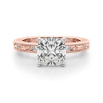 Round Solitaire Lab Grown Diamond Engagement Ring - VS1 D/E/F | 14K & 18K Gold | 18K Yellow Gold | Round Lab Diamond | Picasso Gold & Diamond Chicago
