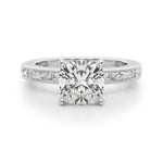 Round Solitaire Lab Grown Diamond Engagement Ring - VS1 D/E/F | 14K & 18K Gold | 18K Yellow Gold | Round Lab Diamond | Picasso Gold & Diamond Chicago