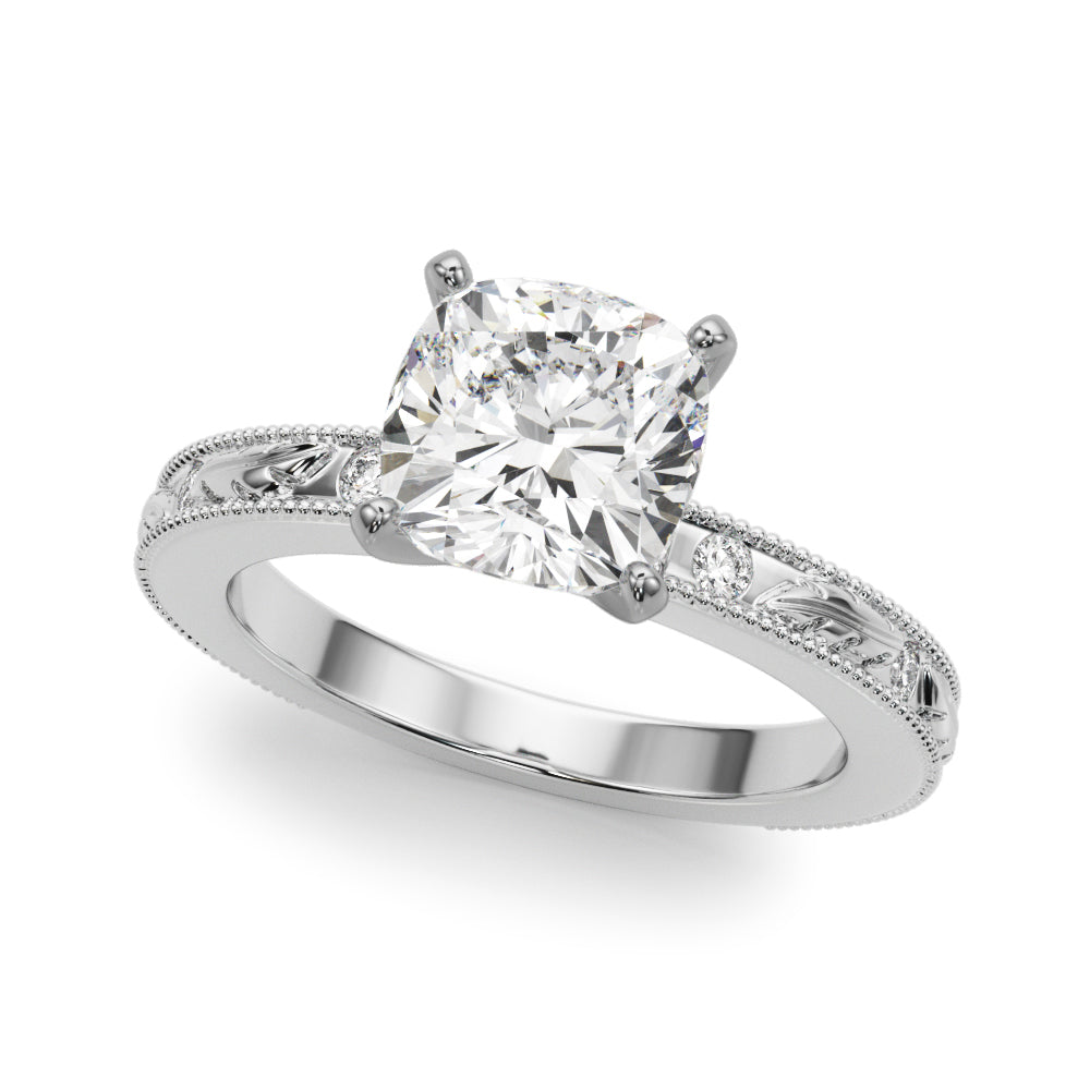 Round Solitaire Lab Grown Diamond Engagement Ring - VS1 D/E/F | 14K & 18K Gold | 18K Rose Gold | Round Lab Diamond | Picasso Gold & Diamond Chicago