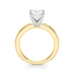 Round Solitaire Lab Grown Diamond Engagement Ring - VS1 D/E/F | 14K & 18K Gold | Lab Grown Diamond Engagement Ring | Picasso Gold & Diamond | Chicago
