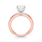 Round Solitaire Lab Grown Diamond Engagement Ring - VS1 D/E/F | 14K & 18K Gold | Lab Grown Diamond Engagement Ring | Picasso Gold & Diamond | Chicago