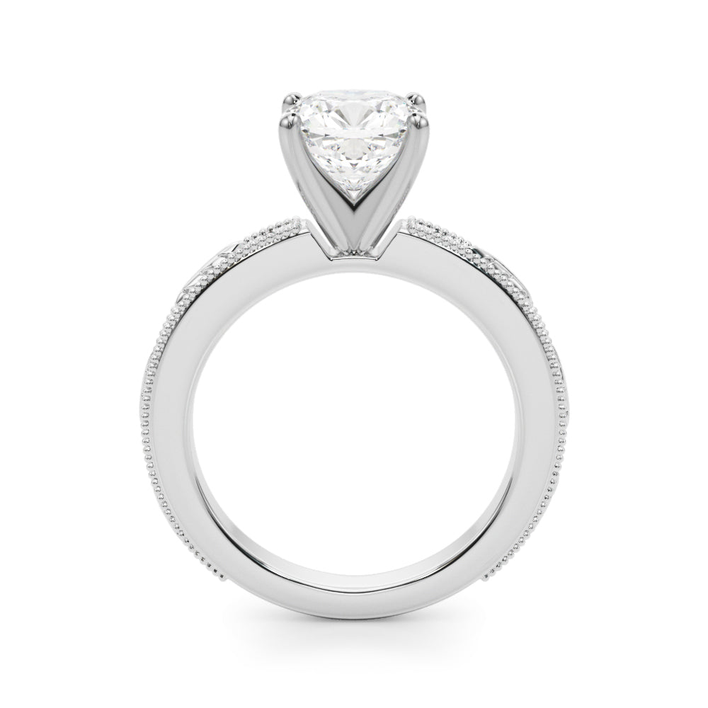 Round Solitaire Lab Grown Diamond Engagement Ring - VS1 D/E/F | 14K & 18K Gold | Lab Grown Diamond Engagement Ring | Picasso Gold & Diamond | Chicago