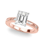 Round Solitaire Lab Grown Diamond Engagement Ring - VS1 D/E/F | 14K & 18K Gold | Lab Grown Diamond Engagement Ring | Picasso Gold & Diamond | Chicago